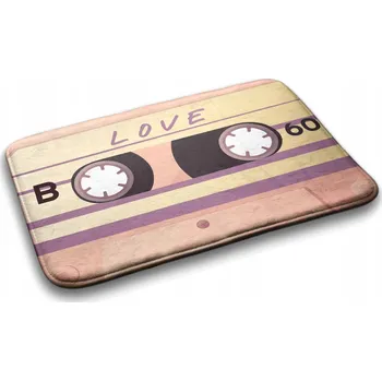 Koupelnová předložka Koupelnová předložka Koberec Měkký Vzor Kazeta Retro