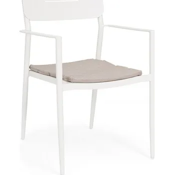 BIZZOTTO Zahradní židle NEBULA bílá 0663772