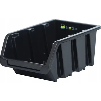 Úložný box Plastová přepravka / box do dílny, garáže 120x195x90 mm Černá