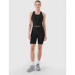 Dámské krátké legíny 4F 4FWSS25TFSTF016 DEEP BLACK M