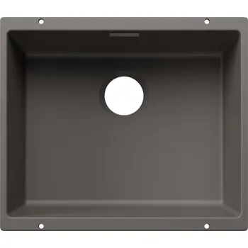 Kuchyňský dřez Blanco SUBLINE 500-U, dřez pod desku, bez odtokové sady šedá vulkán silgranit 527795