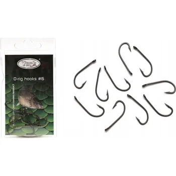 Rybářský háček Háčky na zem, háčky na plovoucí háčky, protihroté York D-Rig 10 ks