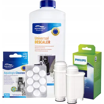 Příprava kávy Sada Philips - Filtr Saeco Intenza+ CA6702 2ks, Odvápňovač, Cleaneo