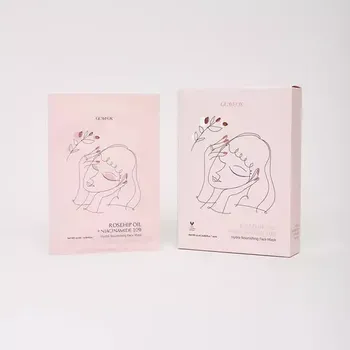 Pleťová maska GLAMFOX Rosehip oil Niacinamide Face Mask