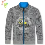 Dětská mikina KUGO HM9263 šedá vel.116