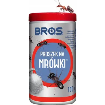 PRÁŠEK PROTI MRAVENCŮM JED ŚRODEK BROS ÚČINNÝ LIKVIDUJE HNÍZDA 100 g