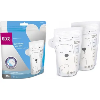 Dětské zboží LOVI Sáčky k uchovávání odsátého mléka 25 ks Buddy Bear