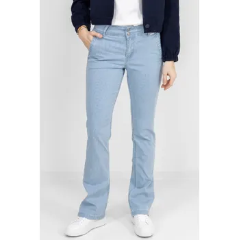 Red Button dámské kalhoty s jemným proužkem Bibette světle modré Velikost: 36