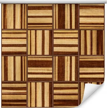 Tapeta Dřevěná tapeta mozaika /1422886487