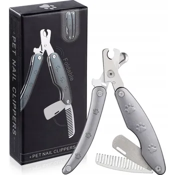 Kosmetika pro psa POPETPOP Kleštičky na drápky pro zvířata Nerezová ocel pro stříhání drápků u koček a psů