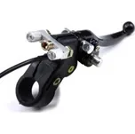 Brzdová páčka se spínačem černá pravá - 2 lanka