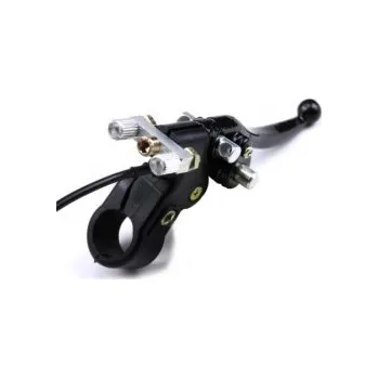 Brzdová páčka se spínačem černá pravá - 2 lanka