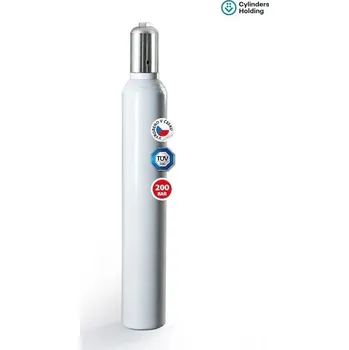Kyslíková lahev CYLINDERS zdravotnická medicinální tlaková ocelová láhev 20 L/200 bar pro kyslík Životnost: 50 let, vypouštěcí ventil