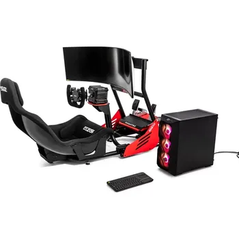Tuning Sparco Evolve Pro GP Rig II Sim Racing Cockpit Červená