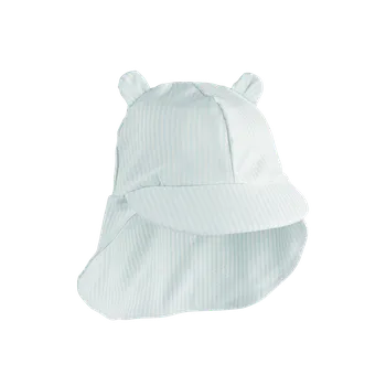 Klobouk Liewood Klobouk do vody Senia Y/D stripe Pure sky Creme de la creme Velikost: 3-6 měsíců