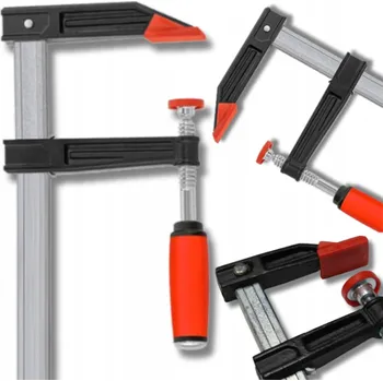 Truhlářská svěrka TRUHLÁŘSKÁ SVĚRKA ZÁMEČNICKÁ 300x120mm SVĚRKA TYPU F ŠROUBOVÁ S MECHANICKOU BLOKACÍ