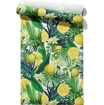 Tapeta Vliesová tapeta Tropické Citrony, role 50 cm x 6,1 m