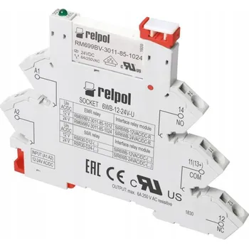 Relé Interface relé 220-240V AC/DC 0,9VA/0,86 W SIR6WB-220-240VAC/DC-R