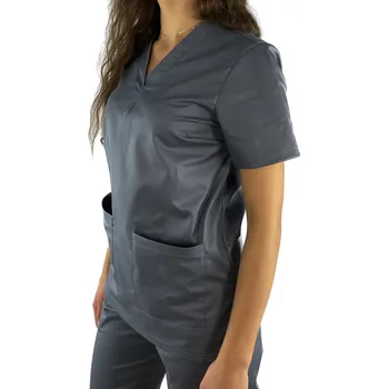 Moto oblečení Zdravotnická halenka Scrubs DuduMed Šedá XS
