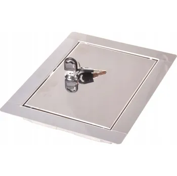 Obraz REVÍZNÍ DVÍŘKA NEREZOVÁ S KLÍČKEM 10X15cm