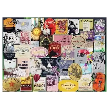 Puzzle RAVENSBURGER Puzzle Kolekce vinných vinět 1000 dílků