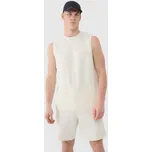 Pánské tílko 4F 4FRSS25TSLEM233 CREME L