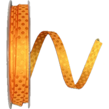 Stuha Stuha saténová BILBAO ORANGE oranžová A 10mm x 20m (4,95 Kč/m) (Stuha saténová, lesklá, oboulící, oranžová)