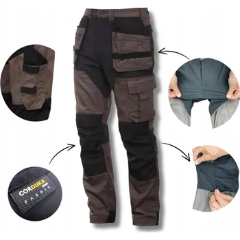 Pracovní obuv Dlouhé pracovní kalhoty BoSafety Mashup Plus vel. 58