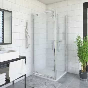 Roth Čtvercový nebo obdélníkový sprchový kout PXDO1N+PXBN - bez vaničky Varianta: šířka dveří: 100 cm, šířka pevné stěny: 80 cm, orientace: Uni - (PXDO1N/1000_PXBN/800_br_tr), Barva profilů a typ výplně: profily: brillant, výplň: transparent