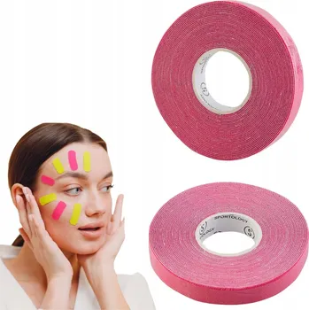 Lepicí páska Kinesiotape páska pro FACELIFTING Bunny Hop 5 m x 1 cm
