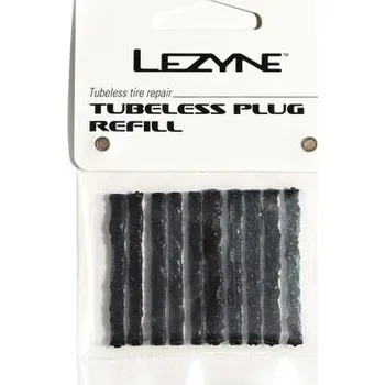 Duše na kolo LEZYNE Bezdušové knoty LEZYNE TUBELESS PLUG REFILL - 10 BLACK - Uni