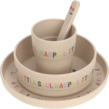 dětská jídelní sada LÄSSIG Dish Set PP/Cellulose Happy Fruits Cherry