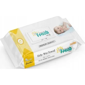Dětská kosmetika Fresh Baby Sensitive Vlhčené vlhčené ubrousky 1 x 72 ks