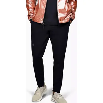 Pánské kalhoty Pánské tepláky Under Armour UNSTOPPABLE TAPERED PANTS Black XL
