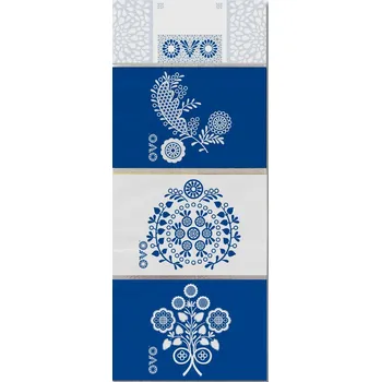 Velikonoční dekorace Fólie na vejce, OVO, modrotisk