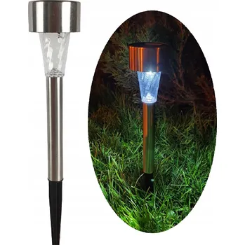 Venkovní osvětlení Solární lampa zapichovací lampa Cortina stříbrná 36,5 cm 1 ks