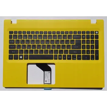 Náhradní klávesnice pro notebook Klávesnice Acer Aspire E5-522 E5-552 E5-573 žlutá