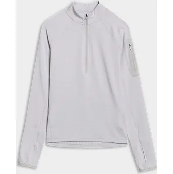 Dámská mikina Dámská funkční mikina 4F 4FWSS25TFSWF476 COLD LIGHT GREY S