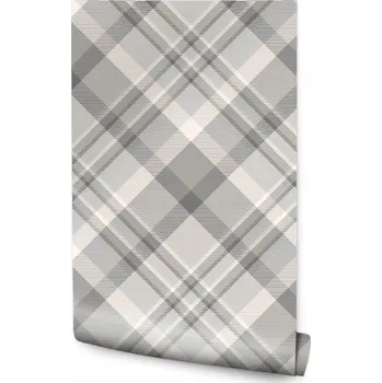 Fototapeta Dekorativní tapeta do obýváku šedá optická mřížka