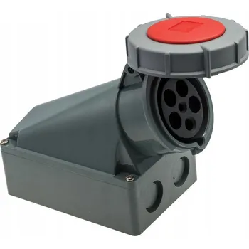 Elektrická zásuvka Pawbol Hermetická Elektrická Zásuvka červená