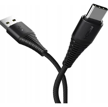 Datový kabel Kabel Rock USB - USB-C 1 m černý