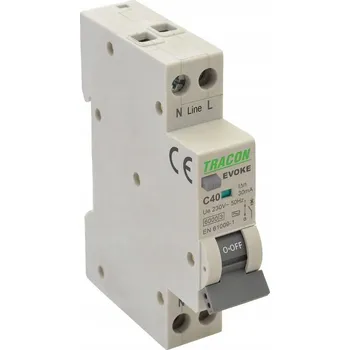 vypínač Proudový chránič s elektronickým čelem 20A C 2P EVOKEC2003 Traco