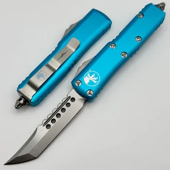 kapesní nůž Vystřelovací Nůž Microtech UTX-85 Hellhound Stonewash 719-10VIS