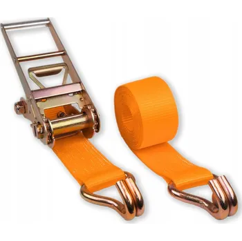 Upínací popruh Transportní popruhy 2m 75mm 10 tun Transportní popruh s ráčnou Pevná spona