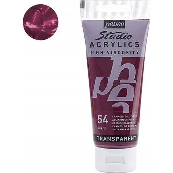 Výtvarná barva Akrylové barvy Pebeo červená 1 ks 100 ml