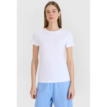 Dámské tričko Dámské triko 4F 4FWMM00TTSHF2255 WHITE XXL