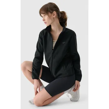 Dámská mikina Dámská fleecová mikina 4F 4FWMM00TFLEF314 DEEP BLACK L