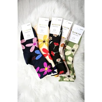 Dámské ponožky Dámské pestrobarevné ponožky vel. 35-38/ 5 kusů, barva multikolor