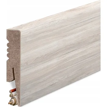 soklová lišta Podlahová lišta Golddoor dub MDF 80x16 mm rádius R2