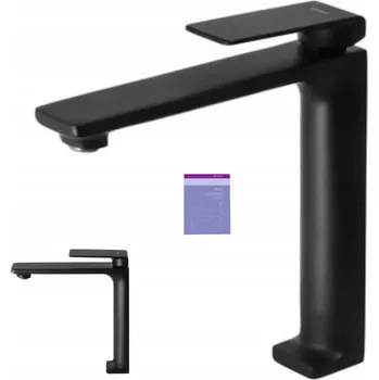 Vodovodní baterie Stojánková umyvadlová baterie Corsan Trino černá